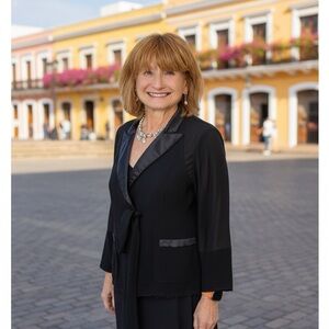 Donna Karan Collection Vintage sheer Black evening Blazer, satin lapel